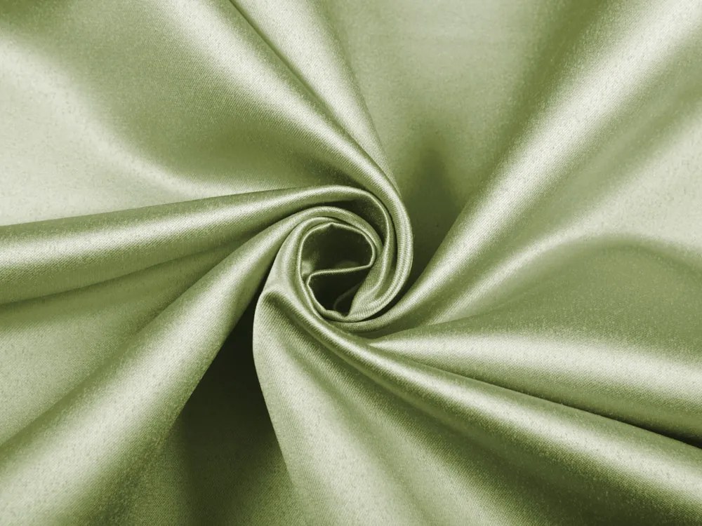 Biante Saténový obdĺžnikový obrus polyesterový Satén LUX-L051 Olivovo zelený 140x220 cm