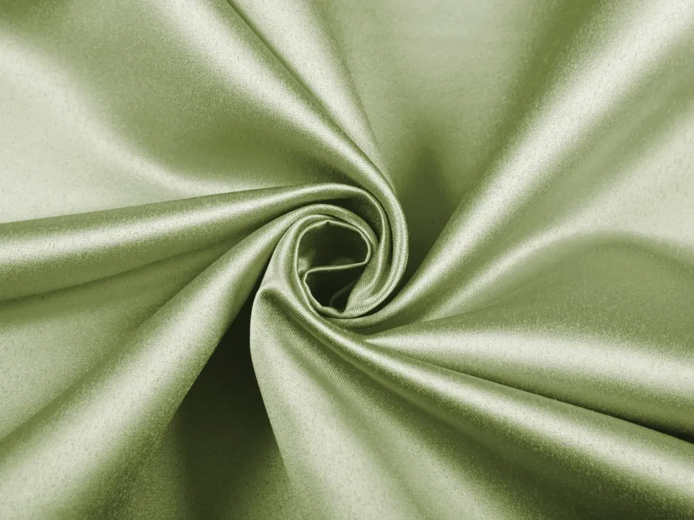 Biante Saténový záves LUX-L051 Olivovo zelený 140x140 cm