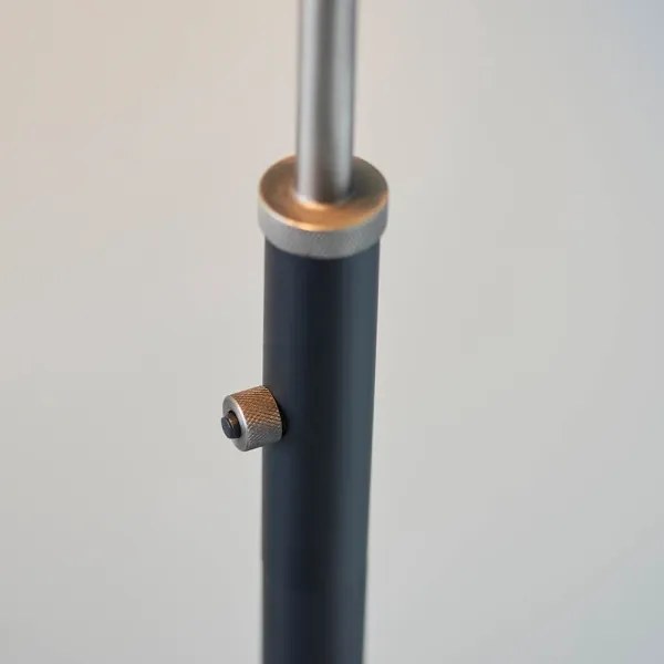 Endon 98753 - Stojacia lampa FRANKLIN 1xE27/10W/230V matný chróm/antracit