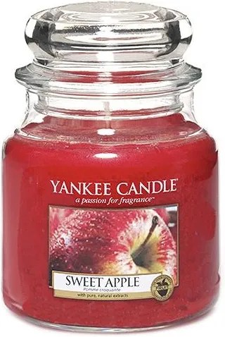 Sviečka v sklenenej dóze Yankee Candle Sladké jablko, 410 g