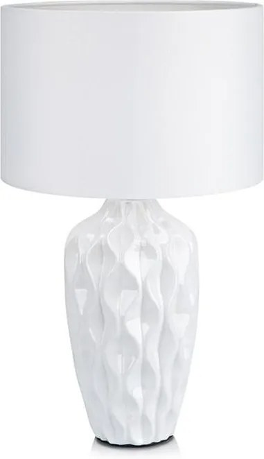 Biela stolová lampa Markslöjd Ben