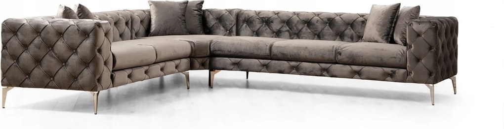 Rohová sedačka Collo (antracit) (p)