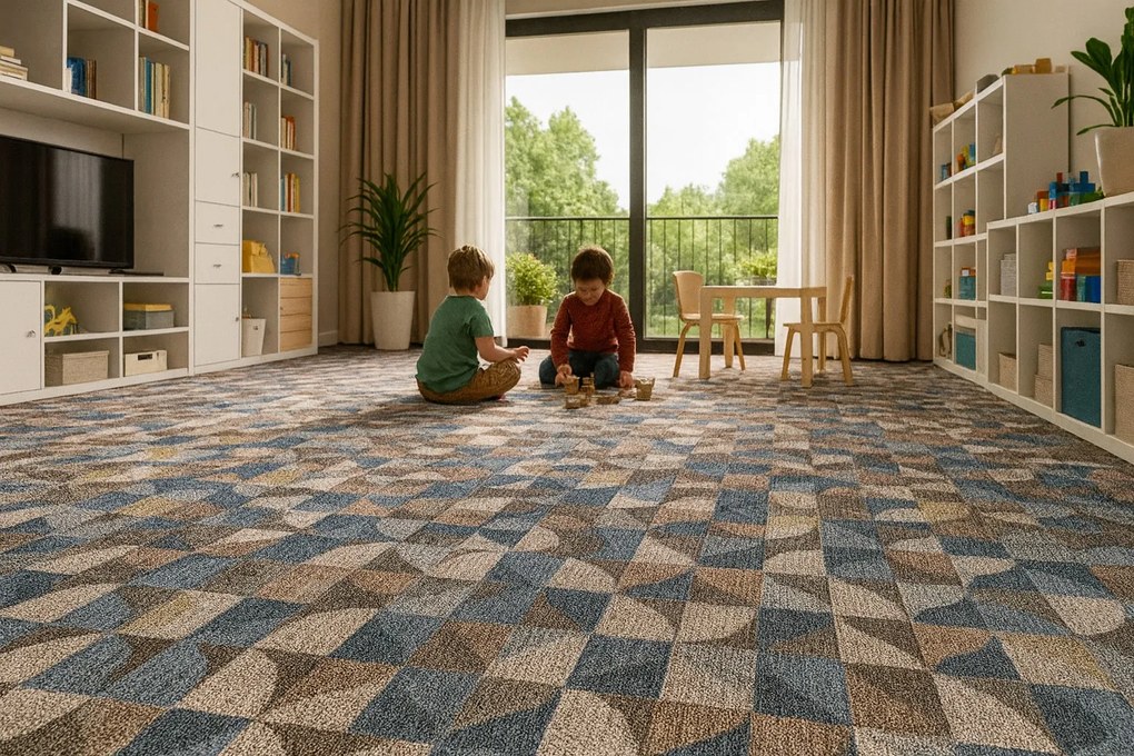 Ayyildiz, AKCIA: 100x450 cm Metrážny koberec Royal 4808 Brown, šíře, viacfarebná, juta, textil, detská izba