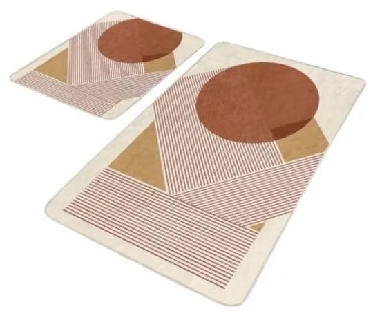 Zamatové kúpeľňové predložky v súprave 2 ks 60x100 cm – Mila Home