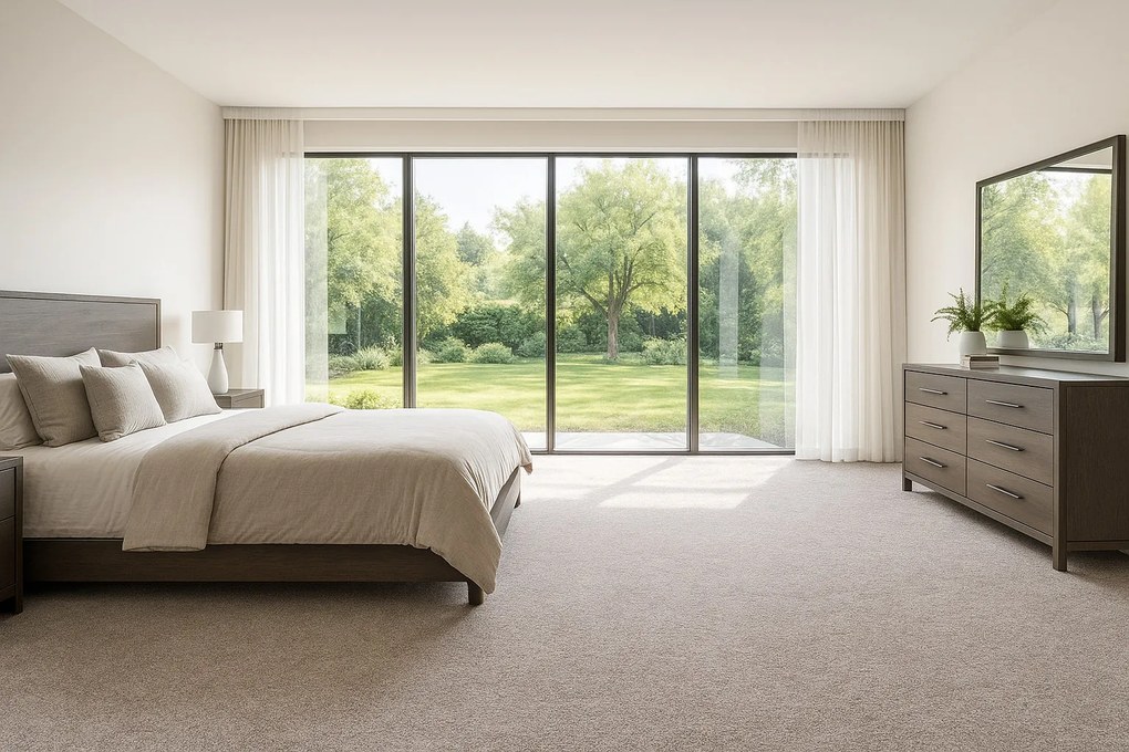 Koberec metráž Dynasty 73, na mieru, šíře 4m, šedá, filc, obývacia izba, Betap