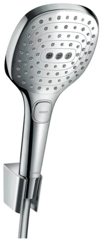 Hansgrohe Raindance Select E, sprchový set 120 3jet s hadicou 1250 mm, chrómová, HAN-26700000