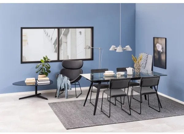 Jedálenská stolička COLE 1 ks tmavošedá