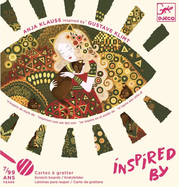 Djeco Kreatívna sada Inspired By Gustav Klimt Zlaté múzy