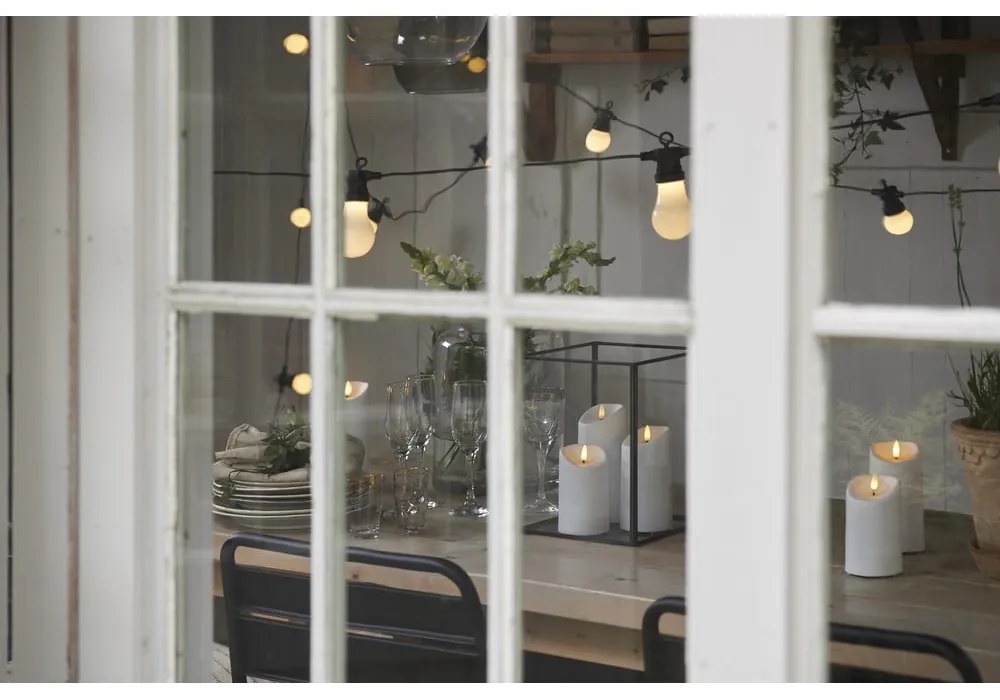 Vonkajšia svetelná LED reťaz Star Trading Circus, dĺžka 4 m