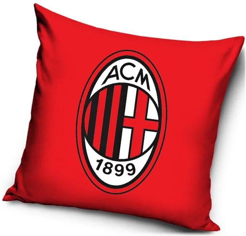 Setino · Futbalový vankúš AC Milan (červený) 40 x 40 cm
