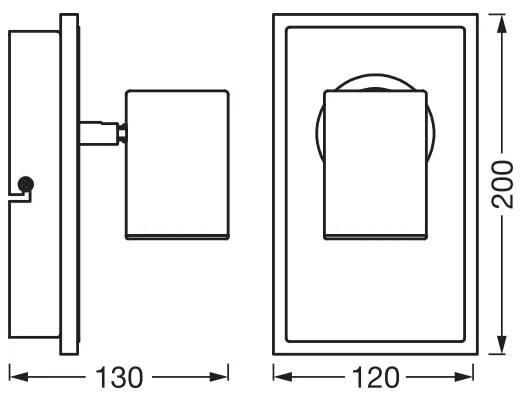 Ledvance - LED Nástenné bodové svietidlo DECOR MARS LED/16,5W/230V
