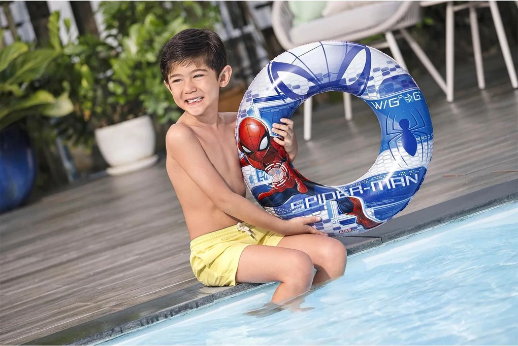 Plavecký kruh pre deti Spider-Man 56 cm Bestway 98003