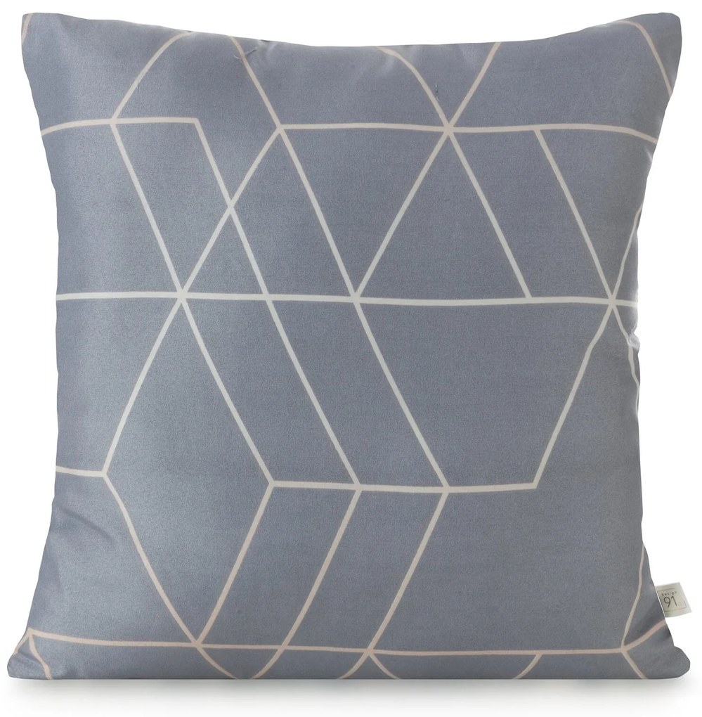 DEKORAČNÁ OBLIEČKA NA VANKÚŠ GEO 40X40 CM VZOROVANÁ