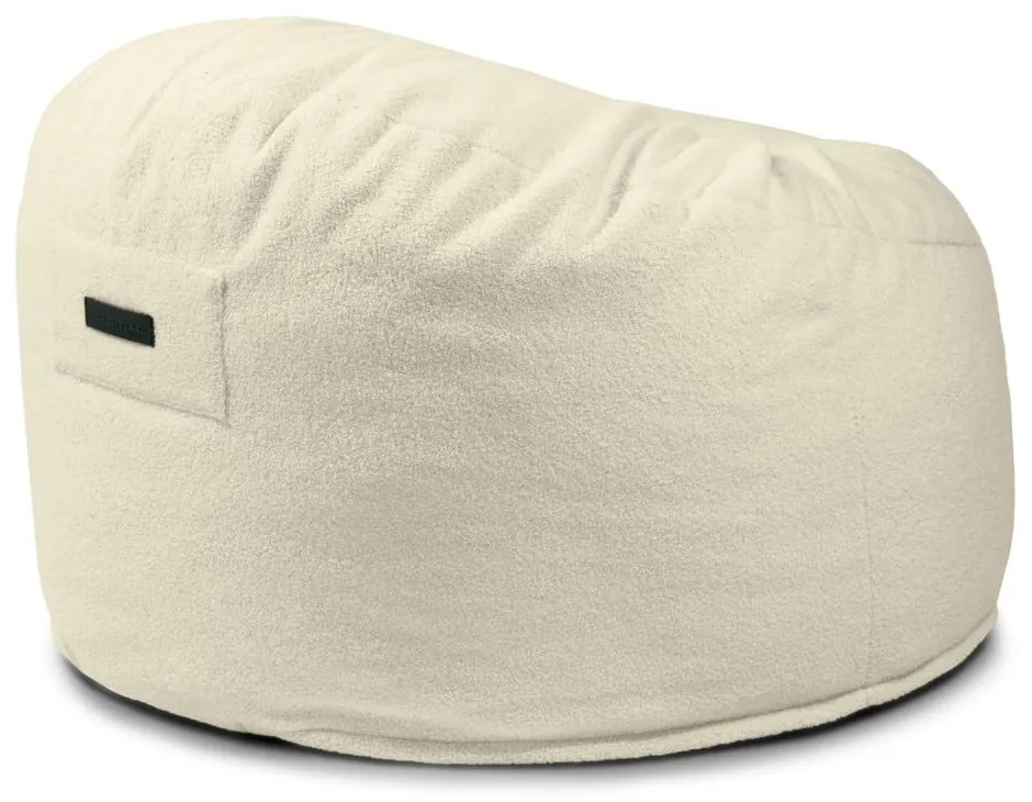 Svetlosivý detský sedací vak z textílie buklé Om 85 – SLOWDOWN