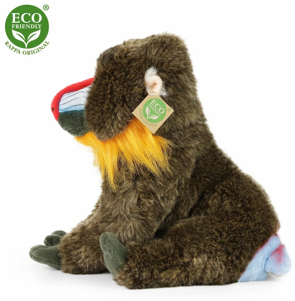 Rappa Plyšový mandril, 32 cm ECO-FRIENDLY