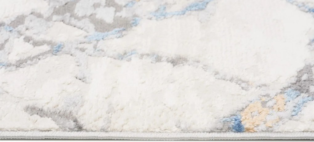 TA Koberec D681B BIELA D_MODRÉ ÚDOLIE Rozmer: 160x220 cm