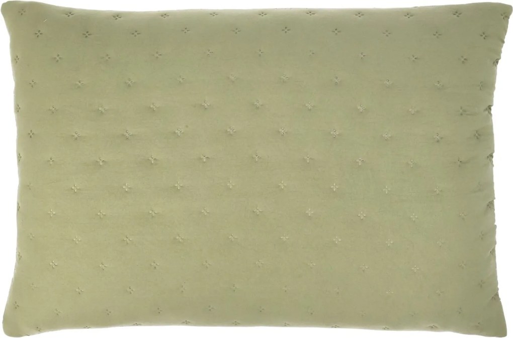 Mäkká zelená obliečka na vankúš Aix Soft – 70*50 cm