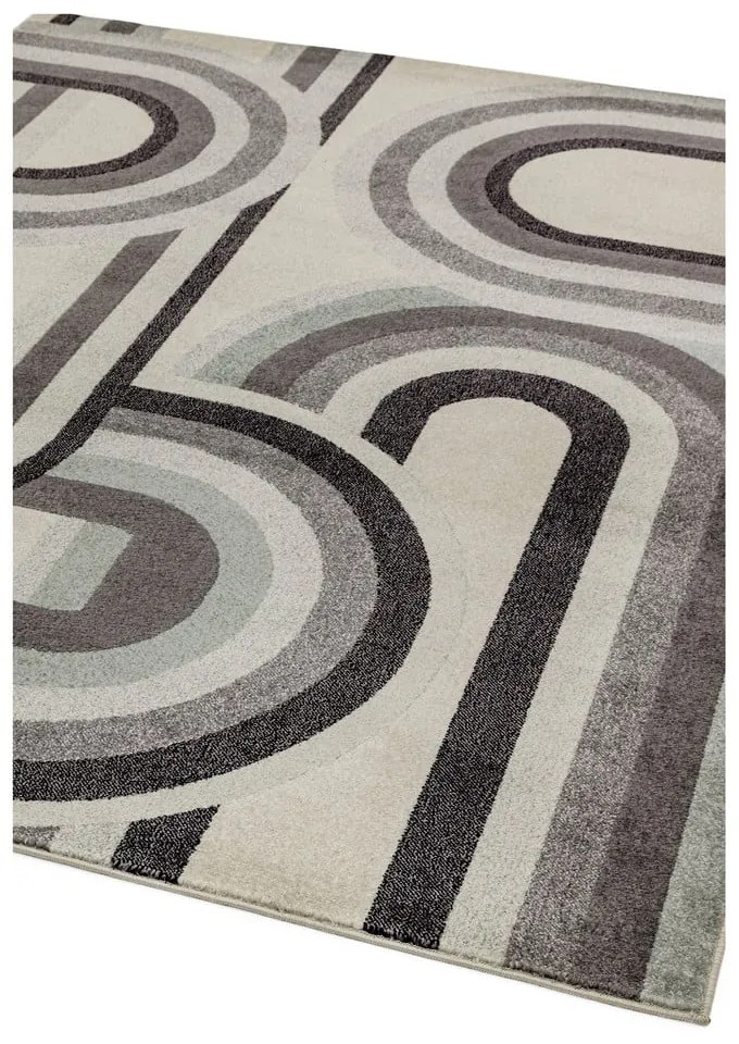 Sivo-béžový koberec 80x150 cm Nova Retro Grey – Asiatic Carpets