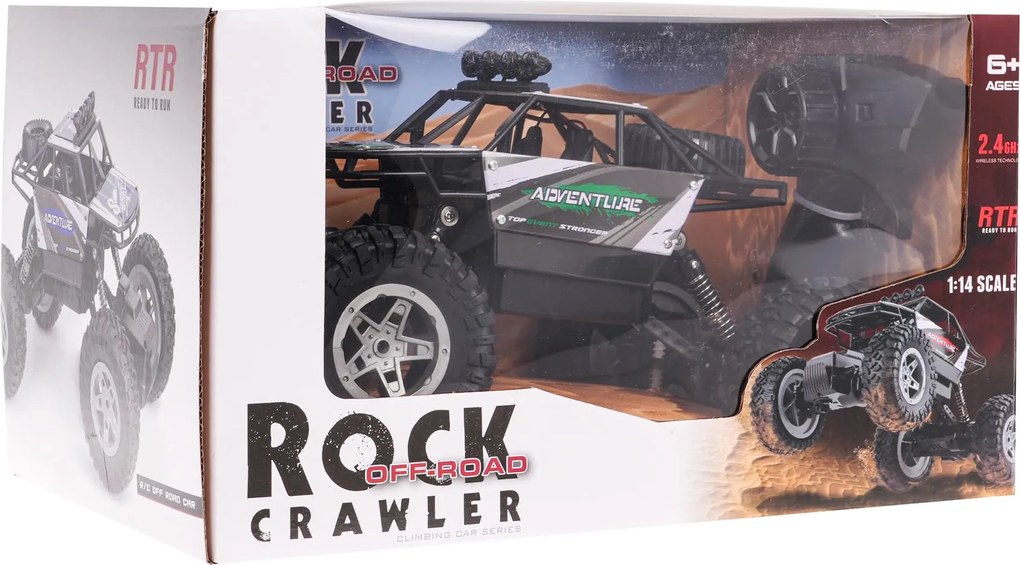 Ramiz Crawler Rock SHAKE 1:14 R/C na diaľkové ovládanie, zelený