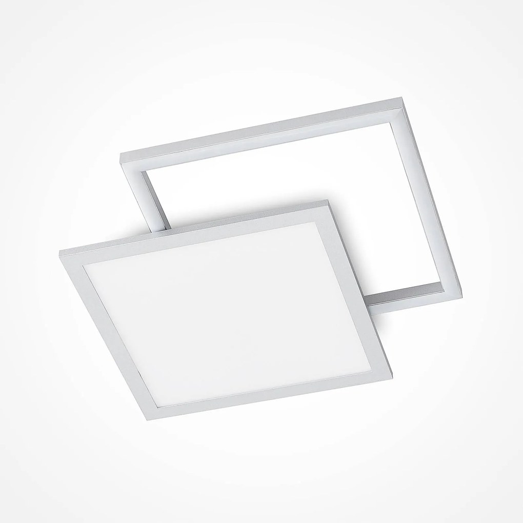 Lucande Senan – stropné LED, štvorcové