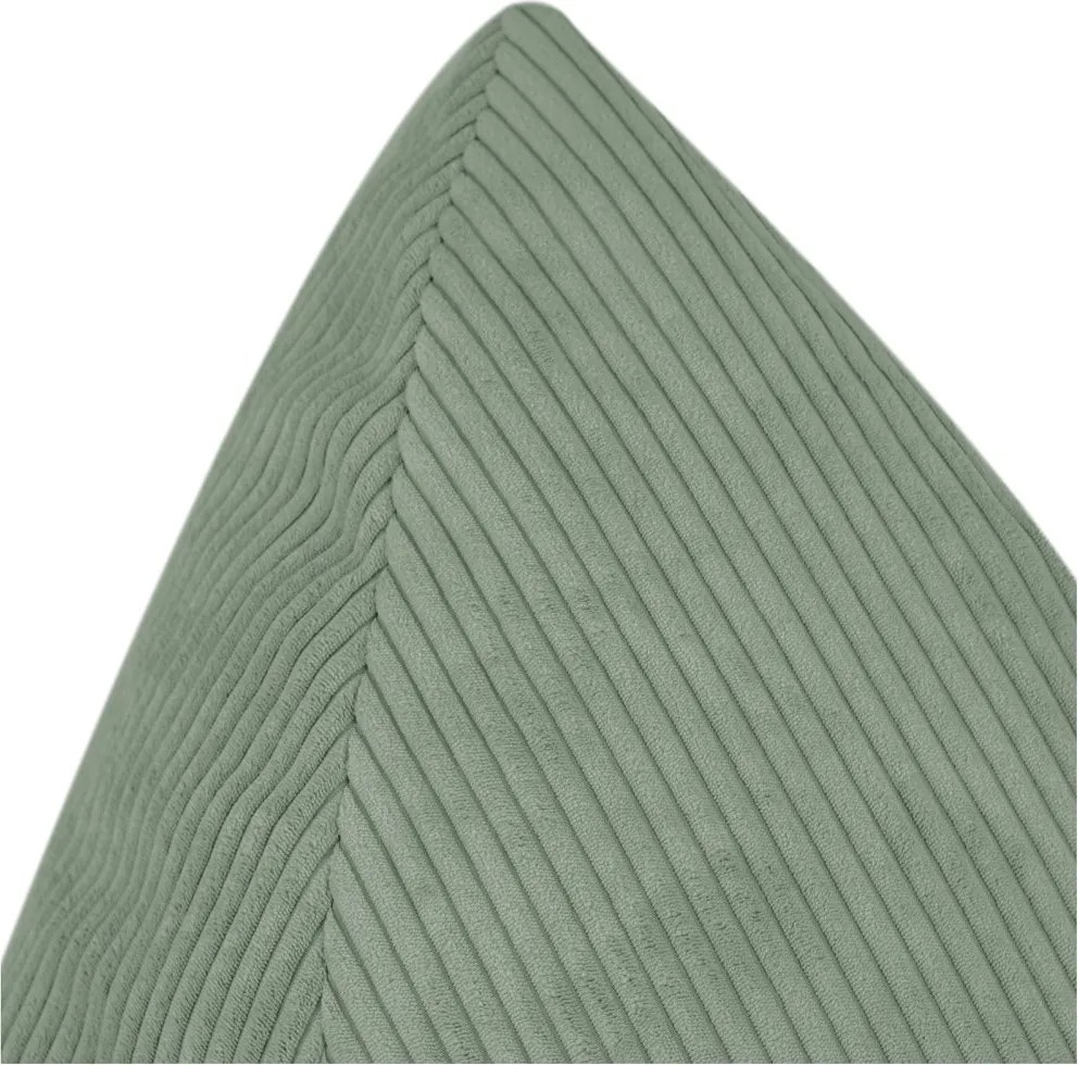 Sedací vak pre deti – zelený, prémiový manšestr