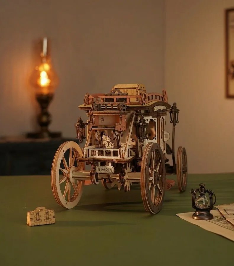 RoboTime 3D skladačka s hudobnou skrinkouDostavník