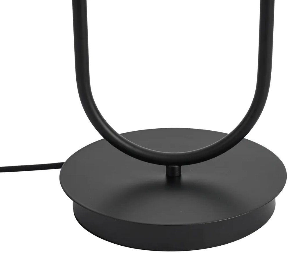 Stolná lampa Art Deco čierna 2-svetlá - Tuning