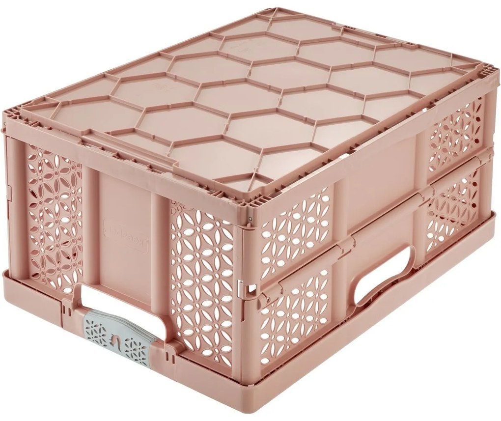 Keeeper Skladací box Lea 32 l Nordic Pink