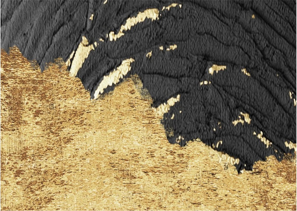 Obraz - Zlatá štruktúra N⁰1 (70x50 cm)