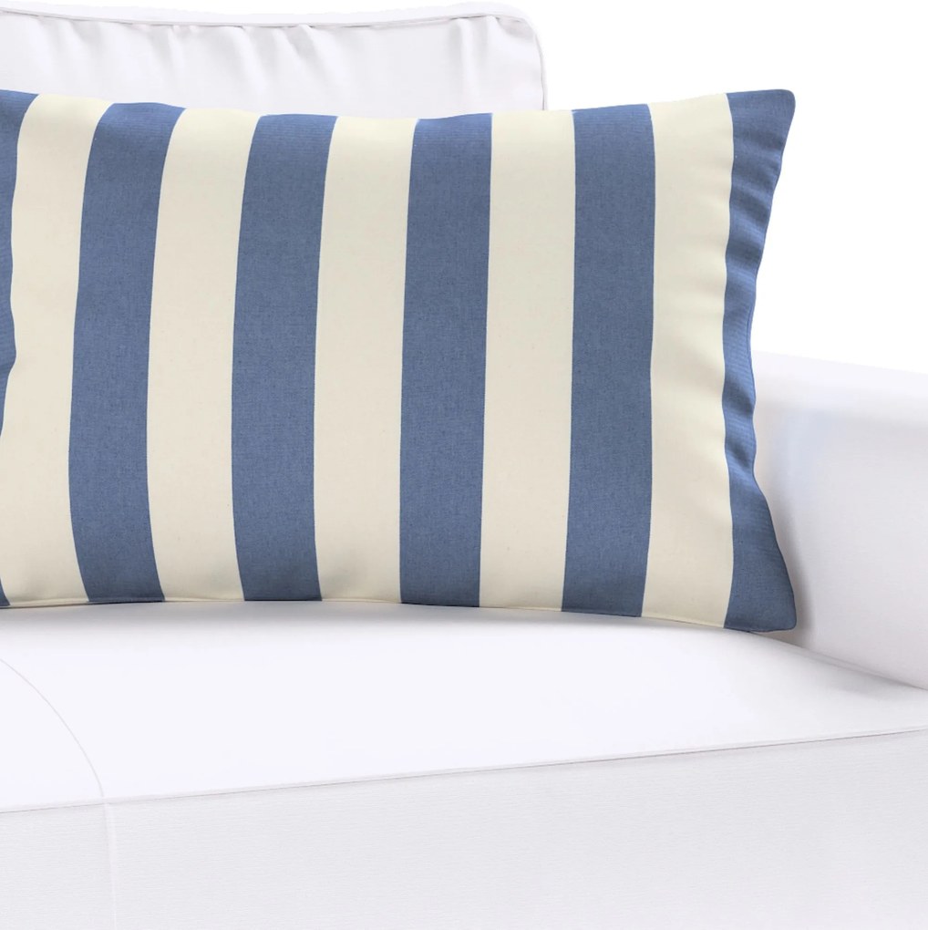 Karin - jednoduchá obliečka, 60x40cm farba produktu modrá látka vzorované