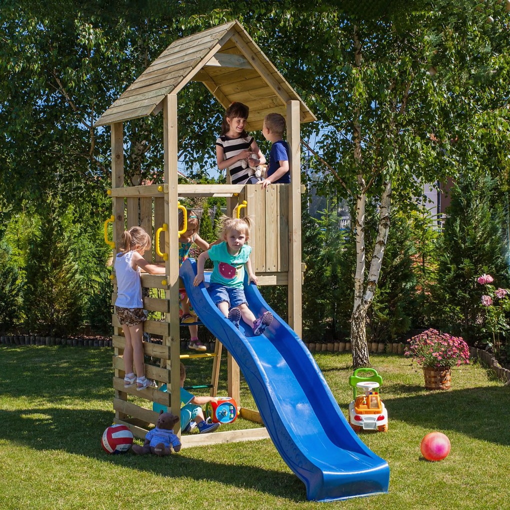 Marimex | Detské ihrisko Marimex Play Basic 001 + modrá šmykľavka | 11640187