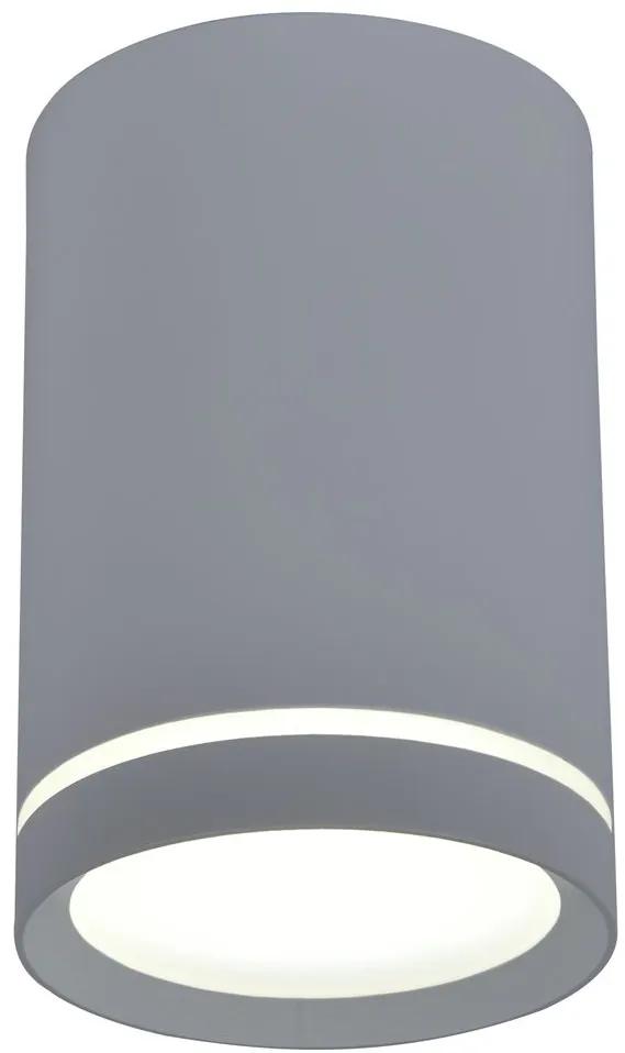 CLX Stropné bodové osvetlenie EMILIA-ROMAGNA, 1xGU10, 15W, 6,8x10cm, okrúhle, šedé