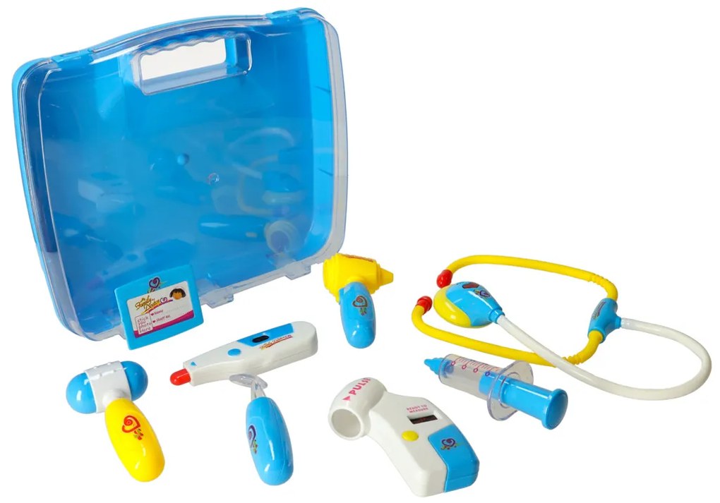 KIK Doktorův set v kufříku DOKTOR +svítí modře