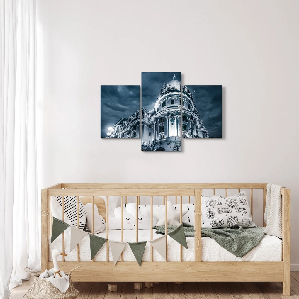 Obraz architektúry v tme (90x60 cm)