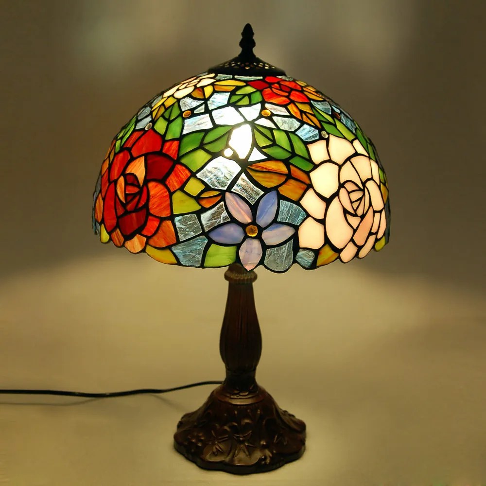 Luxusná lampa Tiffany 46*Ø31 FLORAL