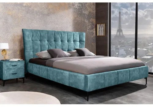 Posteľ 41428 180x200cm Boutique Zamat Petrol  - Komfort-nábytok