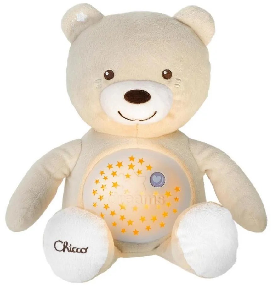 Chicco - Projektor s melódiou BABY BEAR 3xAAA béžová