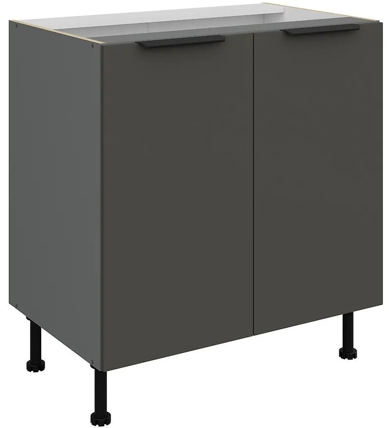 Kuchynská skrinka Aria-Gr/Ant Anti Fingerprint 80d 2f Bb