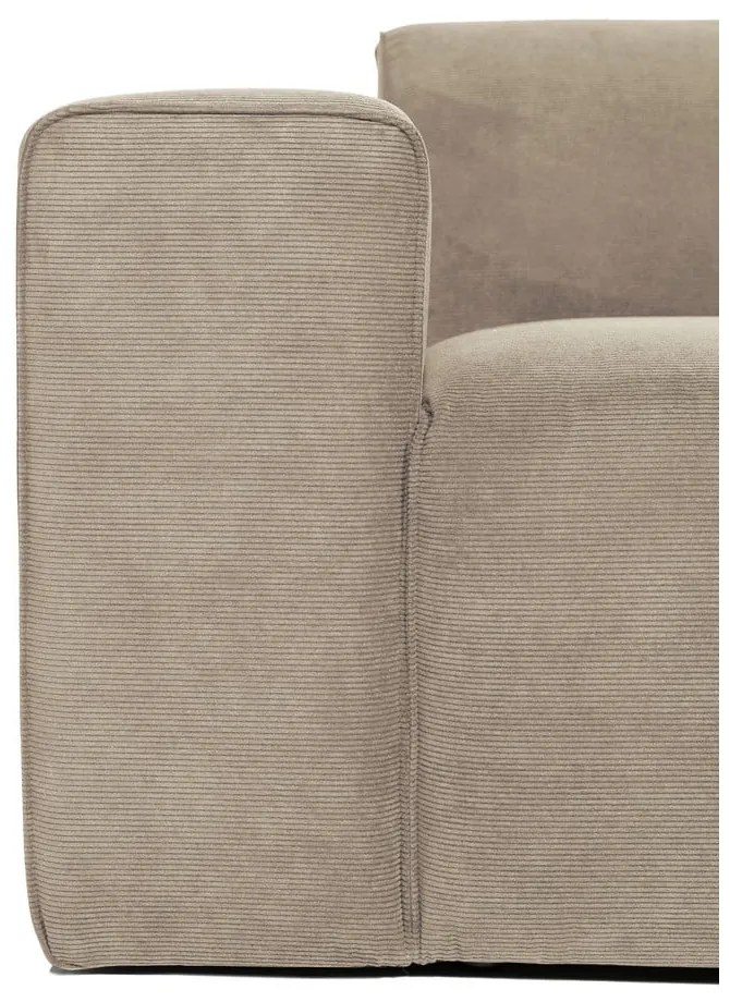 Béžová menčestrová pohovka 202 cm Sting - Scandic