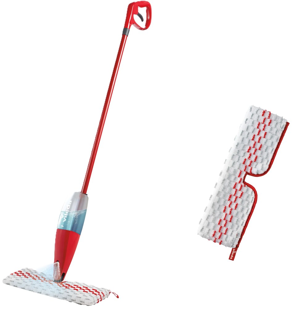 Vileda Mop s rozprašovačom Spray and Clean + Náhradný poťah na mop s rozpračovačom Spray and Clean (800008041)