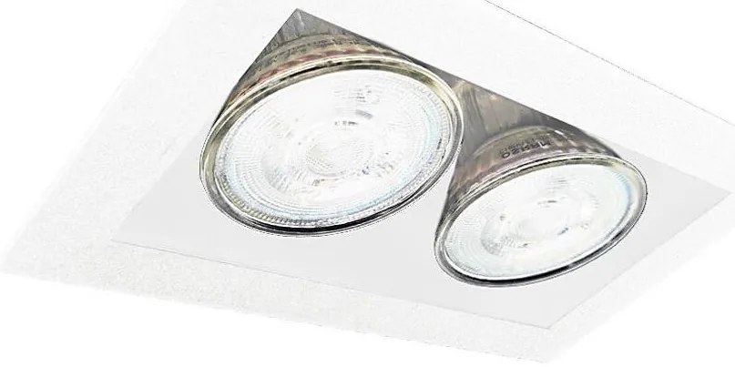 Brosline 3035 - Podhľadové svietidlo CAGE 2xGU10/10W/230V biele