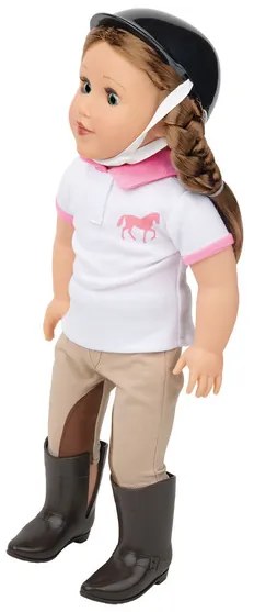 Playtive Bábika Julia (hnedé vlasy a zelené oči) (100356051)