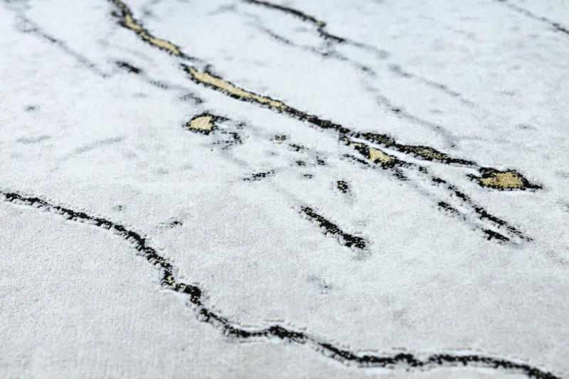 Dywany Łuszczów Kusový koberec Gloss 529A 53 3D mramor ivory/beige - 80x150 cm