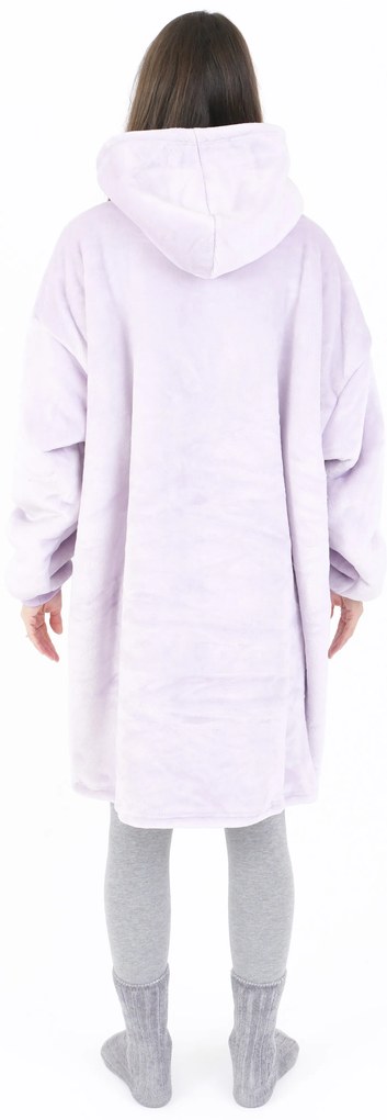 Baránková mikina mikroplyš – Laura lila veľkosť M