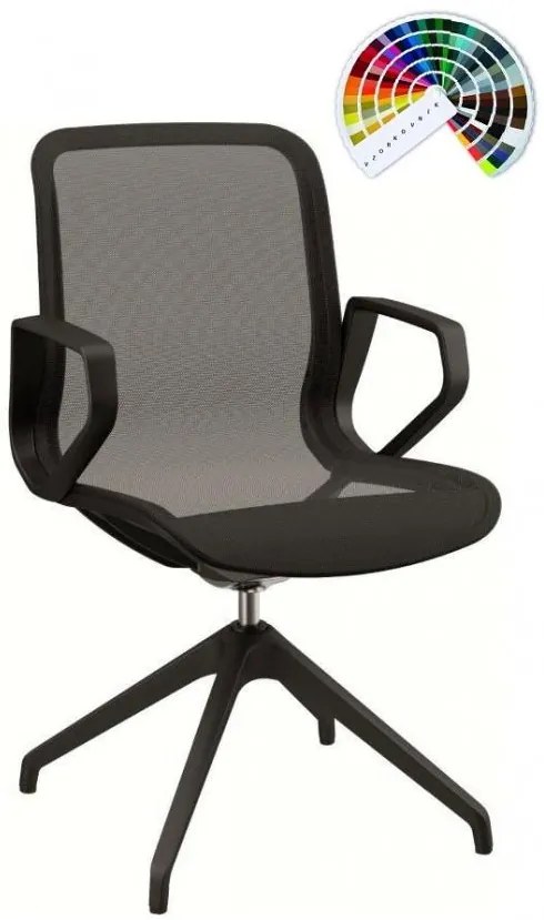 Konferenčná rokovacia stolička MARLENE PROKUR čierna