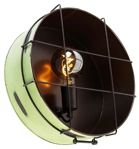 Priemyselné stropné svietidlo zelené 35 cm - Barril