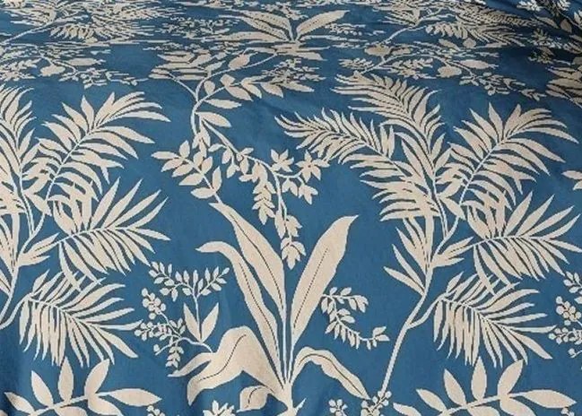 Krepové bavlnené obliečky Homa TORRY BLUE 2-dielna sada 140x200 cm