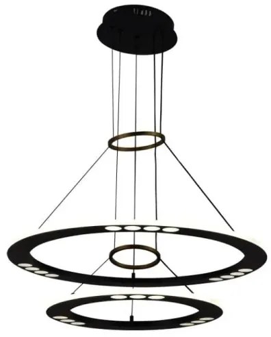 LED Stmievateľný luster na lanku LED/65W/230V 3000-6500K + diaľkové ovládanie