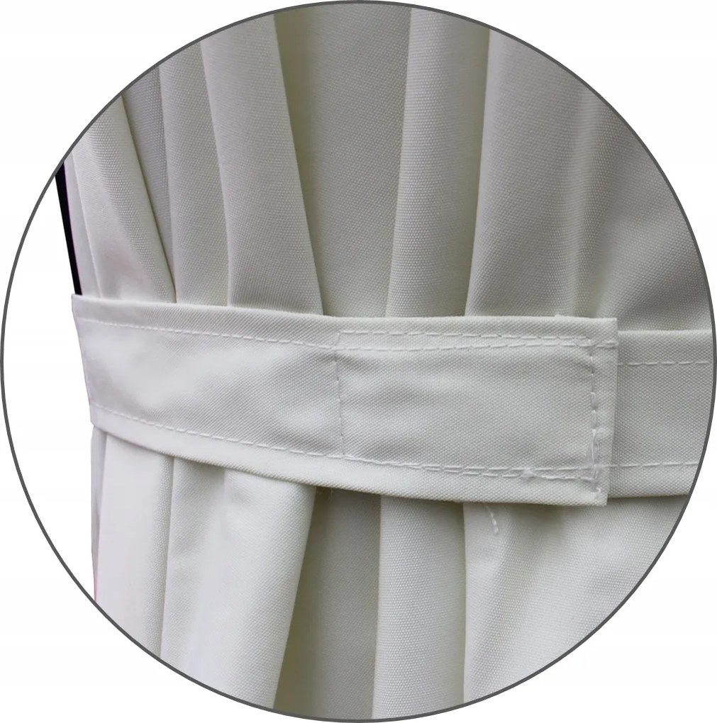 Záhradný slnečník s ochranným obalom ROMA 300 x 300 cm béžový