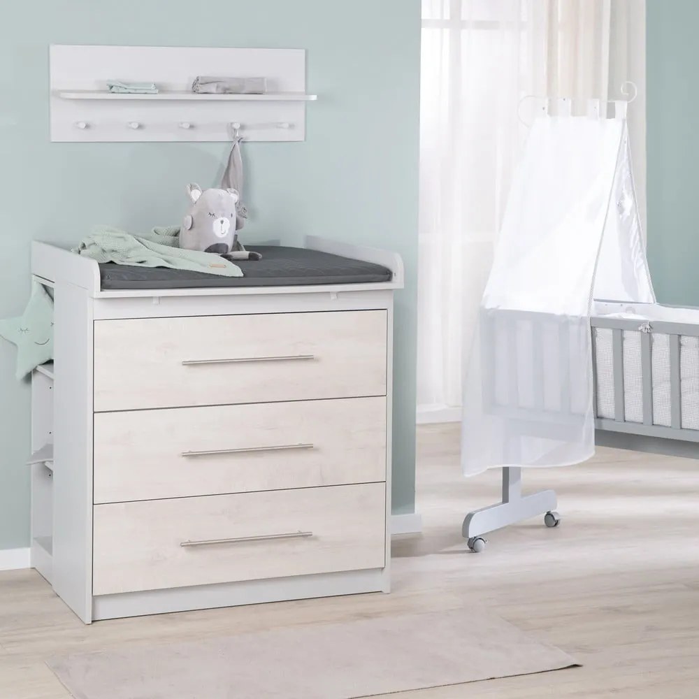 Prebaľovacia podložka 75x85 cm Graphite gesteppt – Roba